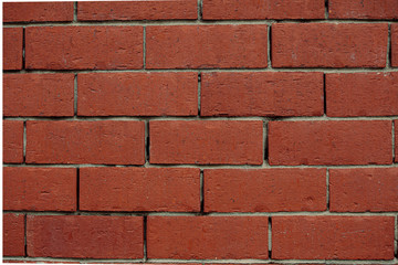 Obraz premium red brick wall background