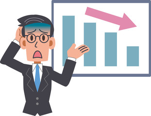 サラリーマン　業績不振