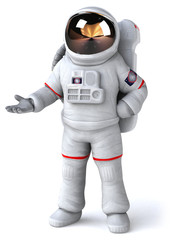 Obraz na płótnie Canvas Astronaut - 3D Illustration