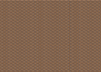 perfect brick wall in high resolution, wide panorama of masonry, great wall for background or texture. Image for high resolution advertising.