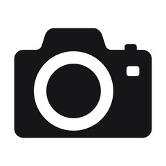 Photo camera vector icon isolated