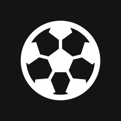 Obraz premium Sport ball icon. Flat vector illustration isolated on background