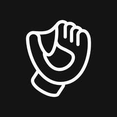 Baseball icon vector. Premium symbol icons. Vector illustration.