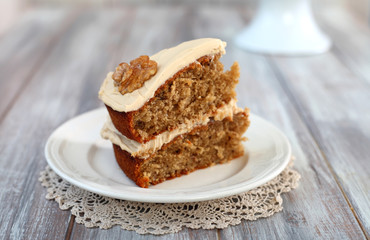 Coffee and walnut cake