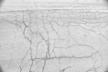 crack on the ground white background / abstract white vintage background broken texture