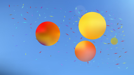 Plain abstract space fantasy  recent. 