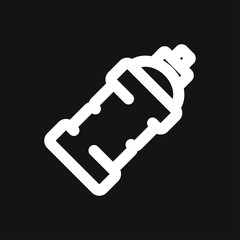 Bottle vector icon, for mobile and web design. Drink Bottle vector graphics