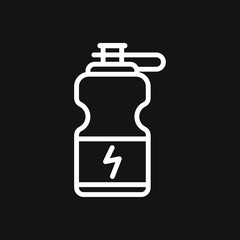 Bottle vector icon, for mobile and web design. Drink Bottle vector graphics