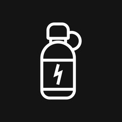 Bottle vector icon, for mobile and web design. Drink Bottle vector graphics