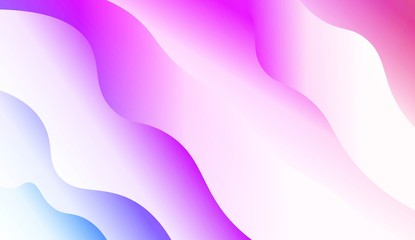 Modern Background With Dynamic Effect. For Futuristic Ad, Booklets. Vector Illustration with Color Gradient.