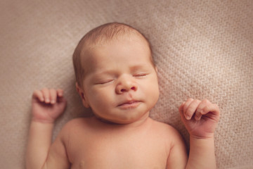Newborn baby boy