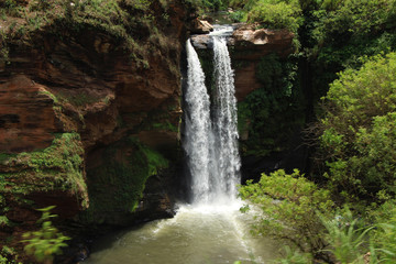 waterfall in rocky mountain Ouro Preto - Brazil
