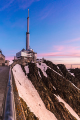 Obraz premium Pic du Midi telecast antenna, France