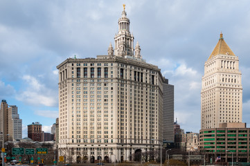 City Hall building in New York, United States.