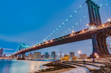 Fototapeta premium Manhattan Bridge in New York, United States.
