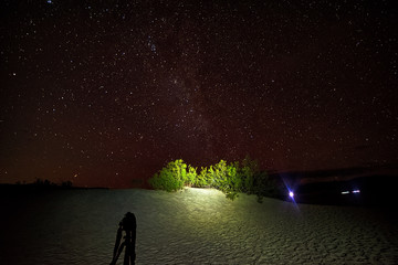 Nightscapes at Starry nights at Death Valley