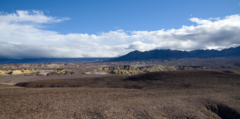 Death Valley National Park Landscapes and clouds