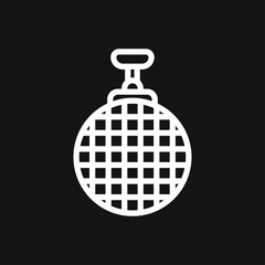 Dancing vector icon. Illustration on background, people dance