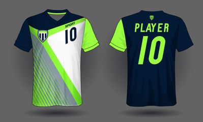 Soccer jersey template.sport t-shirt design.	