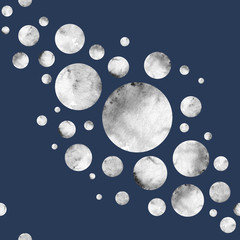 moon pattern in the sky, textile pattern © Anna