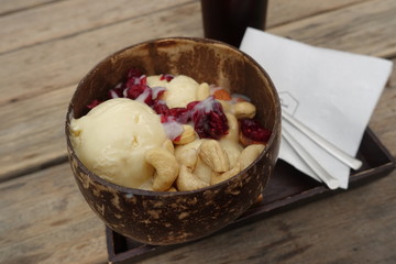 시원한 팥빙수