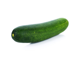 fresh cucumbers isolated on white