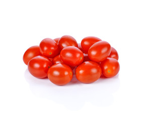 cherry tomatoes isolated on white background