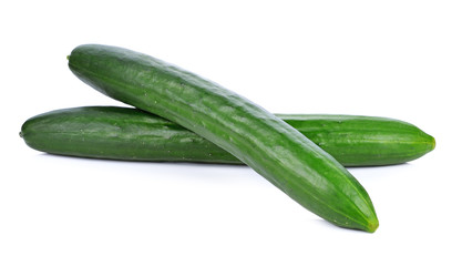 Cucumber isolated on white background