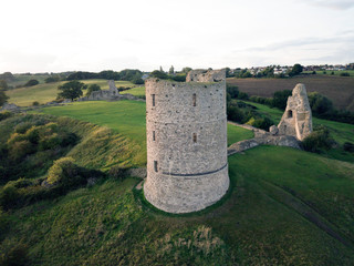 Fototapeta na wymiar hadleigh castle drone photo