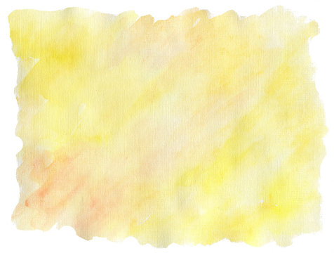 yellow watercolour background with space for your text © Orange Sky