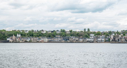 view of the city from above