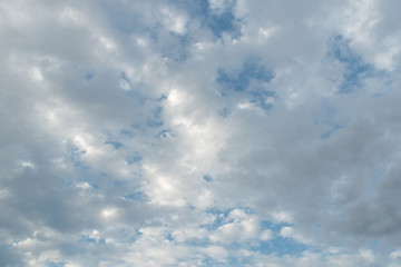blue sky with white clouds