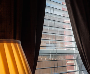 Inside bedroom looking out