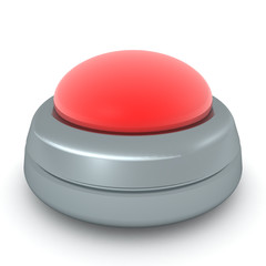 3D Rendering of big red button