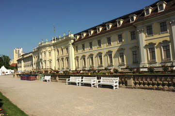 Fototapeta na wymiar Barockschloss Ludwigsburg