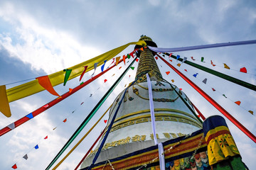 Bhutanese celebrations of a local stupa