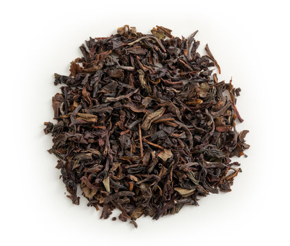 darjeeling supreme tea isolated on white background