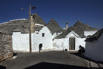  Trullas - traditional stone houses with a conical roof