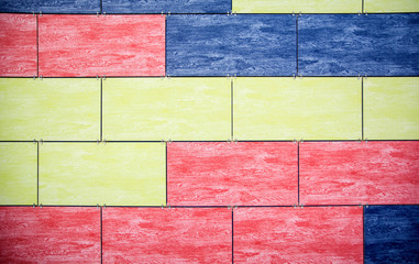 Fototapeta na wymiar pink blue yellow background texture colored tile