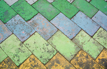 green blue orange background texture colored tile