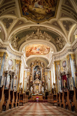 Fototapeta na wymiar Churches in Caldaro South Tyrol. Italy