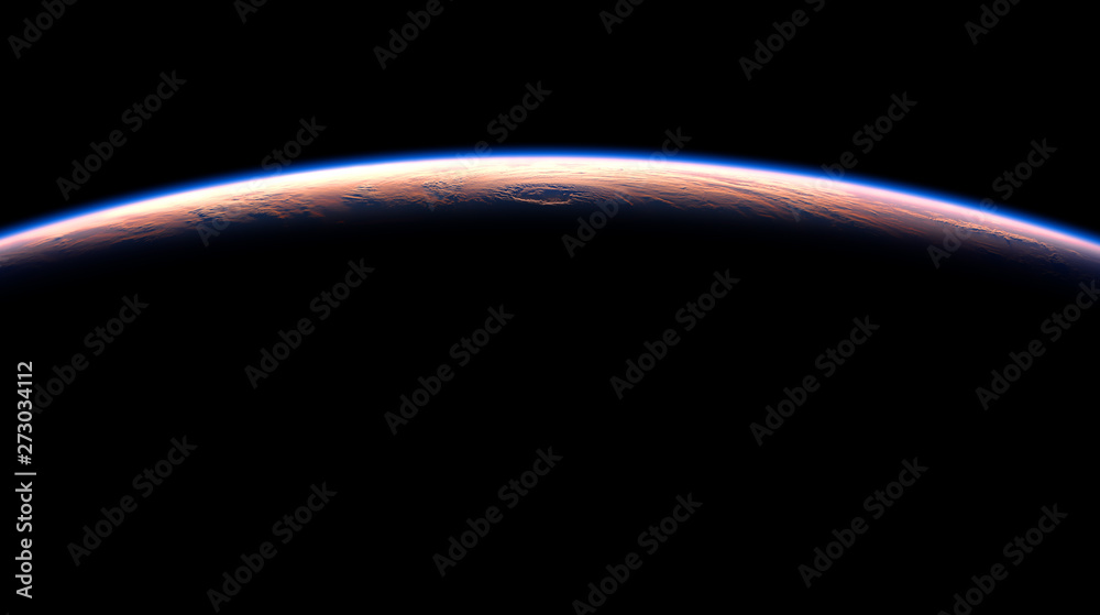 Canvas Prints view from space on the beautiful planet earth. nasa images not used.