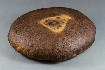 Ukrainian traditional bread cooked in the oven on wood, without preservatives, fillers and dyes.