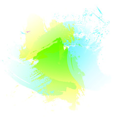 Watercolor paint stains. Vector illustration. It's for design background ideas.