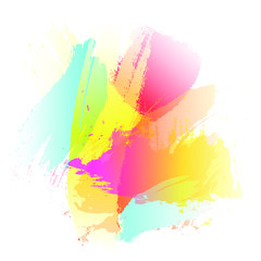 Naklejka premium Watercolor paint stains. Vector illustration. It's for design background ideas.