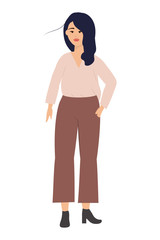 Isolated woman design vector illustrator