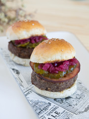 hamburguesa vegetal