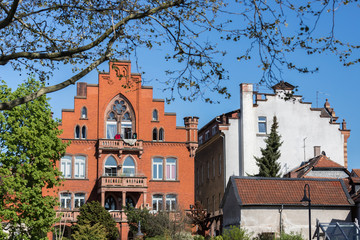historic city bensheim in hesse germany
