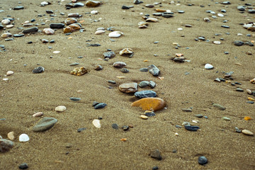 Stones on the beach