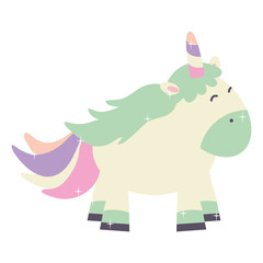 cute adorable unicorn fairy character